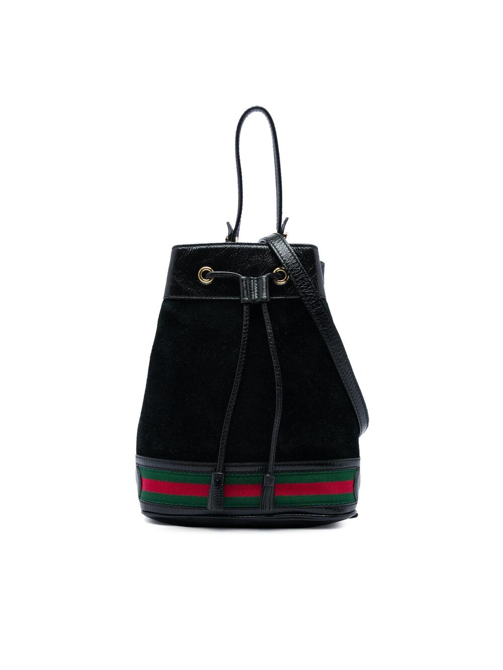 Gucci Small Suede Web Ophidia Bucket #344619G79B